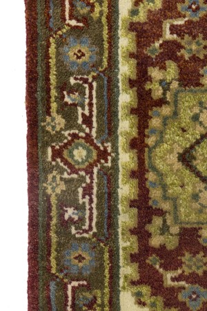 Rusty Red Floral Tribal 2X3 Heriz Serapi Oriental Rug