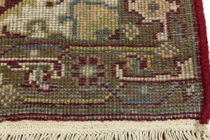 Rusty Red Floral Tribal 2X3 Heriz Serapi Oriental Rug