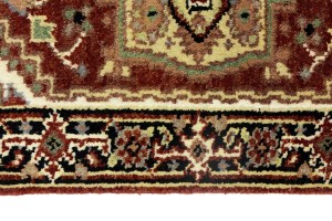 Dark Red Floral Tribal 2X3 Heriz Serapi Oriental Rug