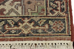 Dark Red Floral Tribal 2X3 Heriz Serapi Oriental Rug