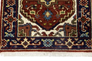 Rusty Red Floral Tribal 2X3 Heriz Serapi Oriental Rug