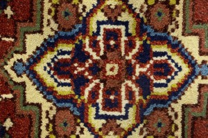 Rusty Red Floral Tribal 2X3 Heriz Serapi Oriental Rug