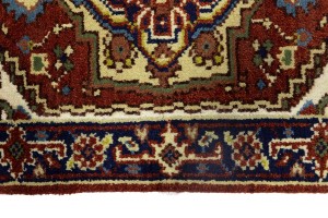Rusty Red Floral Tribal 2X3 Heriz Serapi Oriental Rug