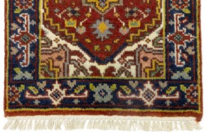 Red Floral Tribal 2X3 Heriz Serapi Oriental Rug