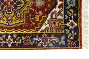 Red Floral Tribal 2X3 Heriz Serapi Oriental Rug