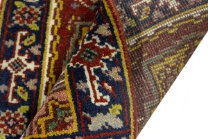 Red Floral Tribal 2X3 Heriz Serapi Oriental Rug