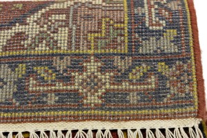Red Floral Tribal 2X3 Heriz Serapi Oriental Rug