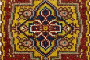 Red Floral Tribal 2X3 Heriz Serapi Oriental Rug