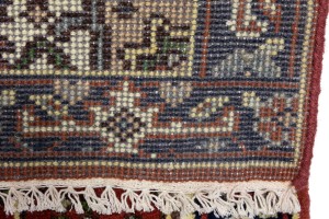 Red Floral Tribal 2X3 Heriz Serapi Oriental Rug