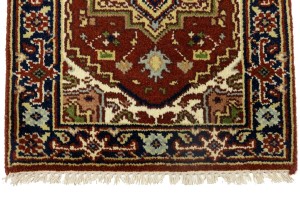 Rusty Red Floral Tribal 2X3 Heriz Serapi Oriental Rug
