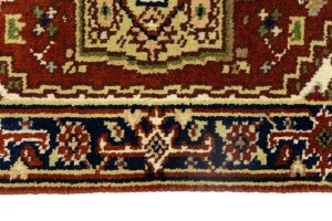 Rusty Red Floral Tribal 2X3 Heriz Serapi Oriental Rug