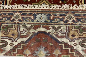 Rusty Red Floral Tribal 2X3 Heriz Serapi Oriental Rug