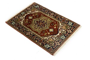 Rusty Red Floral Tribal 2X3 Heriz Serapi Oriental Rug