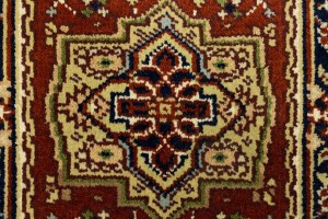 Rusty Red Floral Tribal 2X3 Heriz Serapi Oriental Rug