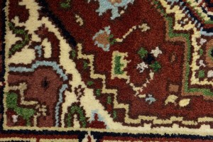 Rusty Red Floral Tribal 2X3 Heriz Serapi Oriental Rug