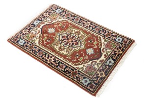 Rusty Red Floral Tribal 2X3 Heriz Serapi Oriental Rug