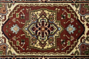 Rusty Red Floral Tribal 2X3 Heriz Serapi Oriental Rug
