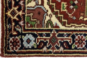 Rusty Red Floral Tribal 2X3 Heriz Serapi Oriental Rug