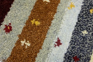Multicolored Tribal 1'4X4 Indo-Gabbeh Oriental Rug