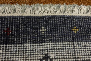Multicolored Tribal 1'4X4 Indo-Gabbeh Oriental Rug