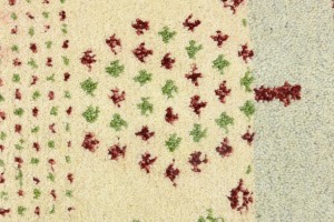 Multicolored Stripes Tribal 1'4X4 Indo-Gabbeh Oriental Rug