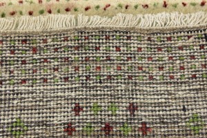Multicolored Stripes Tribal 1'4X4 Indo-Gabbeh Oriental Rug