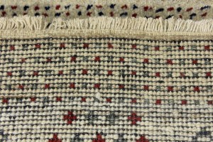 Multicolored Stripes Tribal 1'4X4 Indo-Gabbeh Oriental Rug