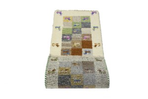 Multicolored Tribal 1'4X4 Indo-Gabbeh Oriental Rug