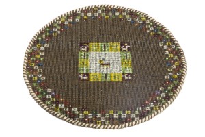 Brown Tribal 2X2 Indo-Gabbeh Oriental Round Rug