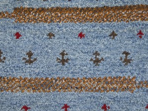Blue Tribal 1'4X2'7 Indo-Gabbeh Oriental Rug