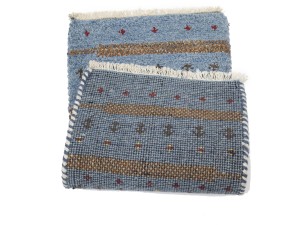 Blue Tribal 1'4X2'7 Indo-Gabbeh Oriental Rug