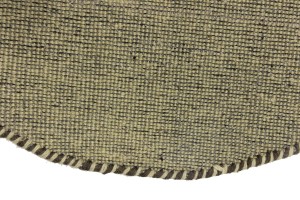 Cream Tribal 3X3 Indo-Gabbeh Oriental Round Rug
