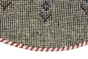 Cream Tribal 2X2 Indo-Gabbeh Oriental Round Rug