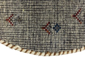 Cream Tribal 2X2 Indo-Gabbeh Oriental Round Rug