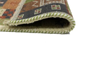 Multicolored Tribal 2X4 Indo-Gabbeh Oriental Rug