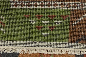 Multicolored Tribal 2X4 Indo-Gabbeh Oriental Rug