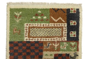 Multicolored Tribal 2X4 Indo-Gabbeh Oriental Rug