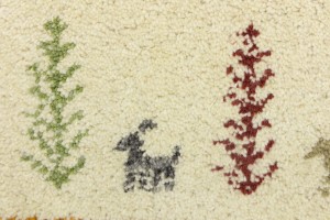 Multicolored Tribal 2X4 Indo-Gabbeh Oriental Rug