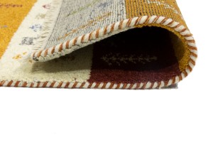 Multicolored Tribal 2X4 Indo-Gabbeh Oriental Rug