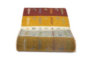 Multicolored Tribal 2X4 Indo-Gabbeh Oriental Rug