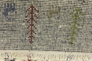 Multicolored Tribal 2X4 Indo-Gabbeh Oriental Rug
