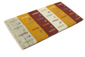 Multicolored Tribal 2X4 Indo-Gabbeh Oriental Rug