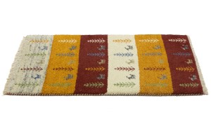 Multicolored Tribal 2X4 Indo-Gabbeh Oriental Rug