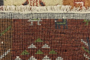 Multicolored Tribal 2X4 Indo-Gabbeh Oriental Rug