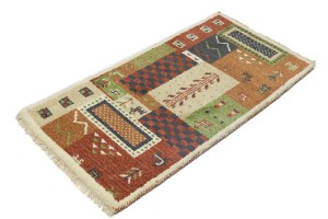 Multicolored Tribal 2X4 Indo-Gabbeh Oriental Rug