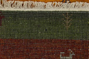 Multicolored Stripes Tribal 3X7 Indo-Gabbeh Oriental Runner Rug