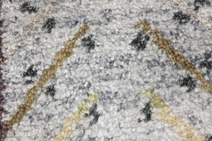 Cream Pink Pictorial Tribal 3X8 Indo-Gabbeh Oriental Runner Rug