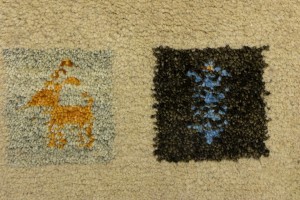 Multicolored Pictorial Tribal 3X8 Indo-Gabbeh Oriental Runner Rug
