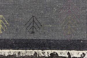 Multicolored Stripes Tribal 2'6X9'8 Indo-Gabbeh Oriental Runner Rug