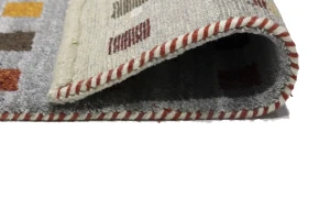 Gray Pictorial Tribal 3X10 Indo-Gabbeh Oriental Runner Rug